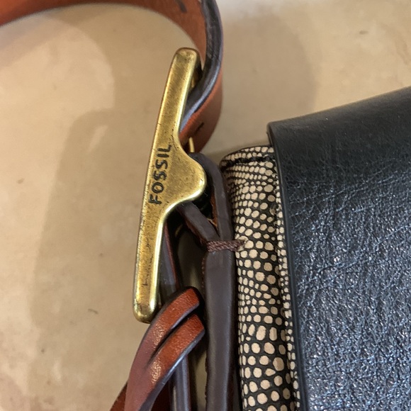 Fossil Harper Small Saddle Leather Crossbody - Picture 16 of 16